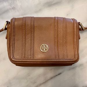 Tory Burch Leather Flap Crossbody - great condition!